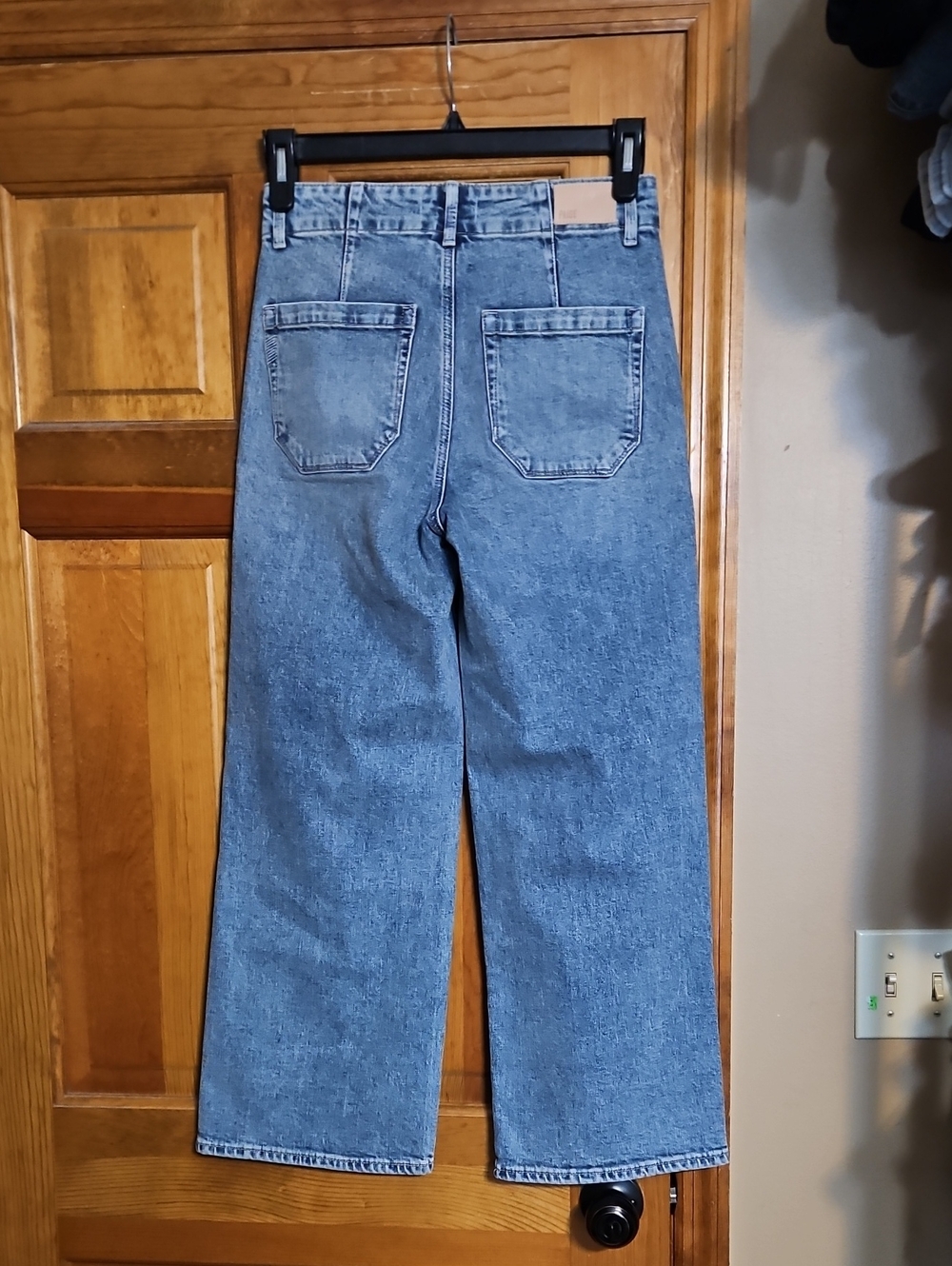 Paige Sasha Ankle High-Rise Wide-Leg Jeans-NWOT - Picture 5 of 8